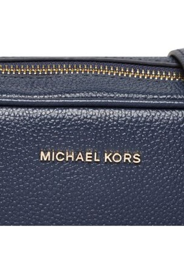MICHAEL Michael Kors Torebka Jet Set 32F7GGNM8L Granatowy. Kolor: niebieski. Materiał: skórzane