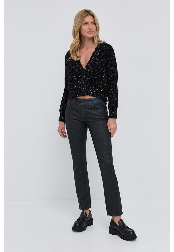 Diesel Jeansy damskie high waist. Stan: podwyższony. Kolor: czarny