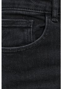 TALLY WEIJL - Tally Weijl - Szorty jeansowe. Okazja: na co dzień. Stan: podwyższony. Kolor: czarny. Materiał: jeans. Wzór: gładki. Styl: casual #5