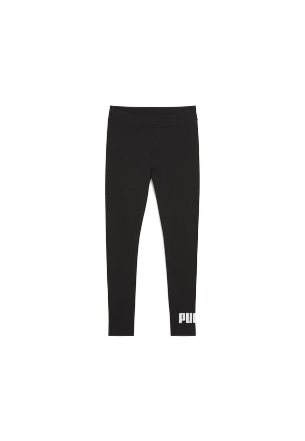 Puma - Legginsy damskie z logo No. 1 ESS PUMA Black. Kolor: czarny. Materiał: jersey, materiał. Sport: fitness