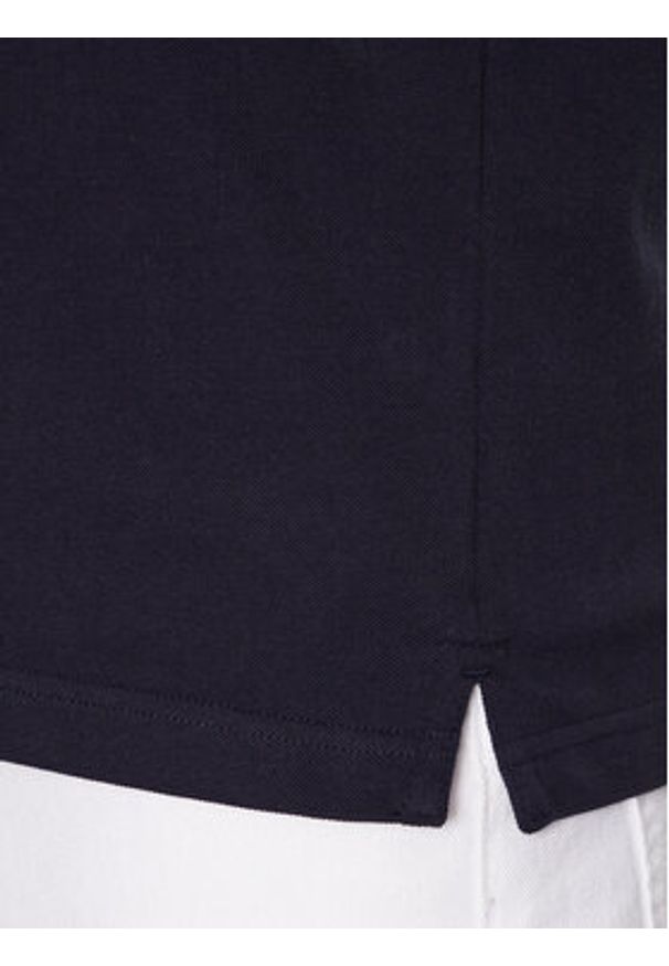 Calvin Klein Polo K10K111196 Granatowy Slim Fit. Typ kołnierza: polo. Kolor: niebieski. Materiał: bawełna