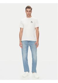 Calvin Klein T-Shirt LV04RC853G Biały Regular Fit. Kolor: biały. Materiał: bawełna #3