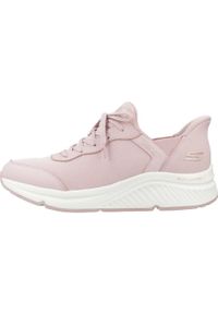skechers - Buty SKECHERS BOBS ARCH COMFORT B Rose. Kolor: różowy. Materiał: syntetyk, tkanina