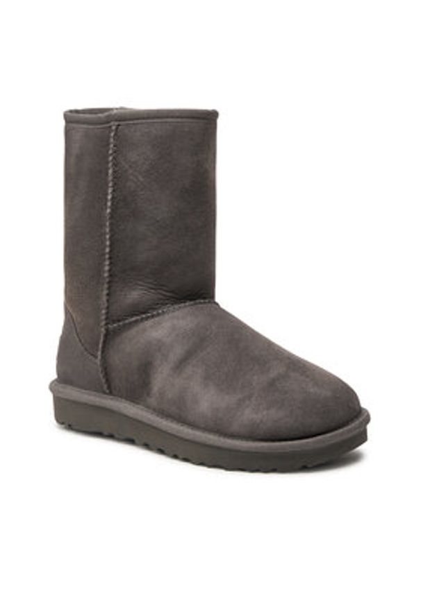 Ugg Śniegowce W Classic Short II 1016223 Szary. Kolor: szary. Materiał: skóra