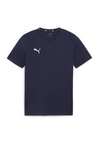 Koszulka męska Puma Team Goal Casuals Tee. Kolor: niebieski. Materiał: materiał. Sport: piłka nożna #1