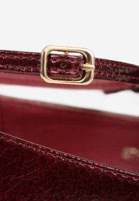 Renee - Bordowe Czółenka Lakierowane Vices Mary Jane z Wkładką ze Skóry Naturalnej Rilunea. Okazja: na co dzień. Zapięcie: sprzączka. Kolor: czerwony. Materiał: skóra, lakier. Styl: casual, klasyczny #5