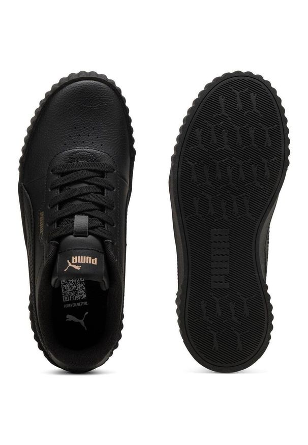 Adidasy Puma Carina 3.0 Jr, Dzieci. Kolor: czarny. Materiał: skóra ekologiczna, materiał. Sport: turystyka piesza