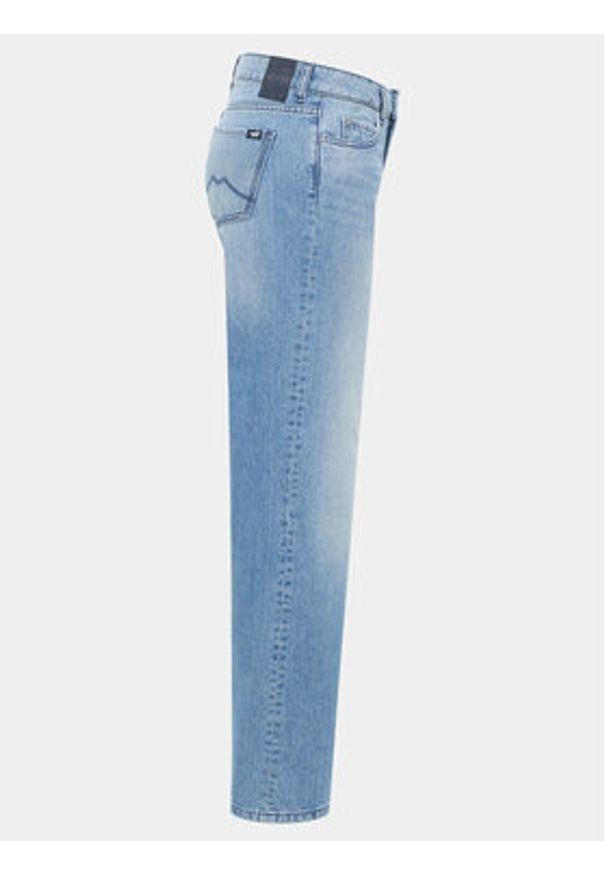 Mustang Jeansy Crosby 1014798 Niebieski Straight Fit. Kolor: niebieski