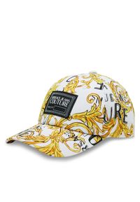 Czapka z daszkiem Versace Jeans Couture. Kolor: biały #1