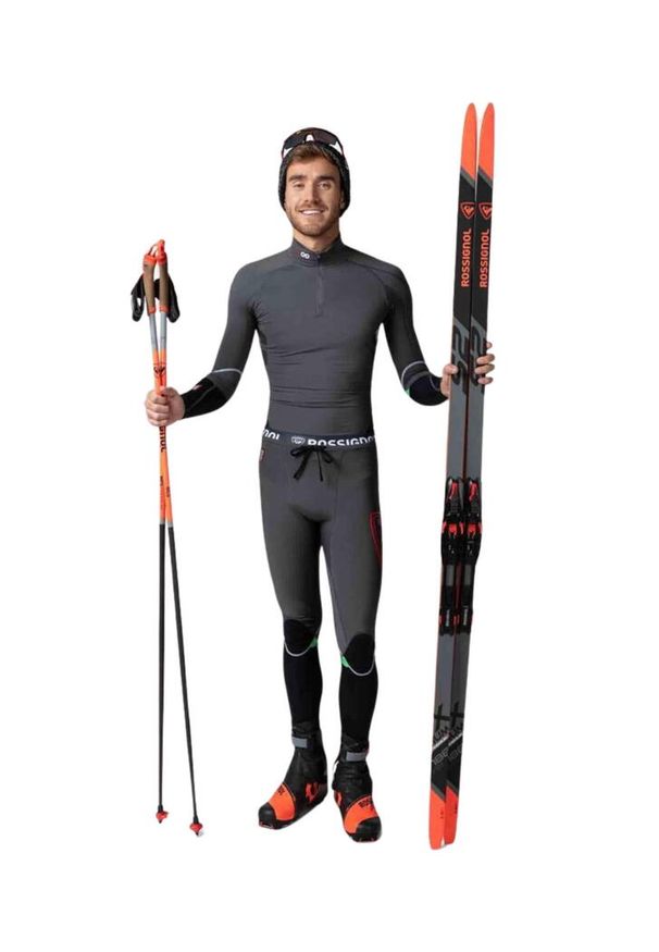 Koszulka Rossignol męska Infini Compression Race Top szara. Kolor: szary
