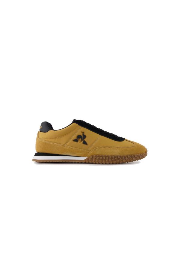 Tenisówki Le Coq Sportif Model Veloce I Kolor Brązowy. Kolor: beżowy. Materiał: tkanina, skóra