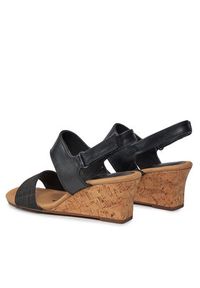 Clarks Sandały Kyarra Faye 26171237 Czarny. Kolor: czarny. Materiał: skóra #7