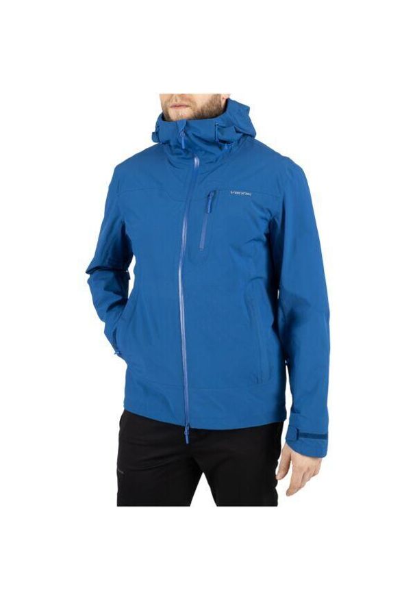 Kurtka narciarska z kapturem Viking Trek Pro 2.0. Typ kołnierza: kaptur. Kolor: niebieski. Sezon: zima. Sport: narciarstwo