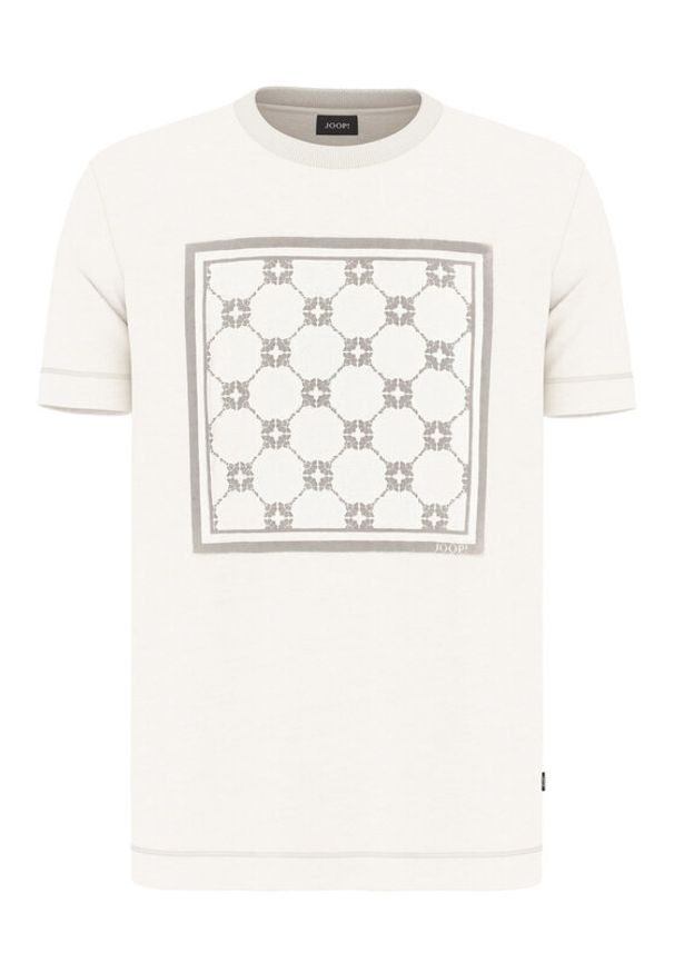 JOOP! T-Shirt 17 JJ-21Bajo 30047429 Beżowy Modern Fit. Kolor: beżowy. Materiał: bawełna