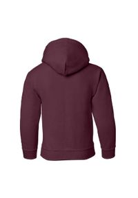 GILDAN - Dziecięca Bluza Unisex Heavy Blend Kaptur. Kolor: brązowy, wielokolorowy, czerwony