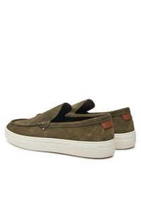 TOMMY HILFIGER - Tommy Hilfiger Mokasyny FM0FM05354 Zielony. Kolor: zielony. Materiał: zamsz, skóra #5