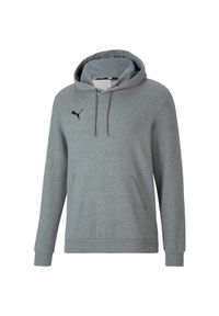 Puma - Męska Bluza Z Kapturem TeamGoal 23. Typ kołnierza: kaptur. Kolor: szary