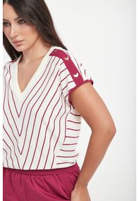 Liu Jo - Bluzka damska dzianinowa w paski LIU JO. Materiał: dzianina. Wzór: paski #4