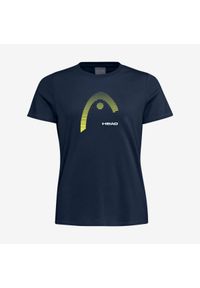 Head - T-shirt damski Club Lara. Kolor: niebieski. Materiał: bawełna, jersey, materiał, poliester
