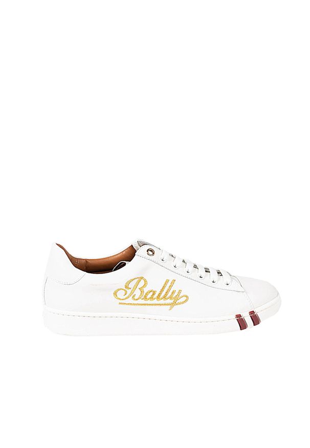 Bally Sneakersy "Wiera" | 6221378 | Wiera | Kobieta | Biały. Kolor: biały. Materiał: skóra. Wzór: aplikacja