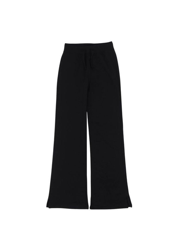 Champion - Spodnie Do Joggingu Damskie Szeroka KK001. Kolor: czarny. Długość: długie. Sport: bieganie