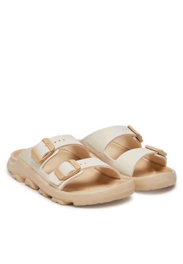 Birkenstock Klapki Mogami Terra Stealth 2-Strap 1029631 Écru. Materiał: skóra