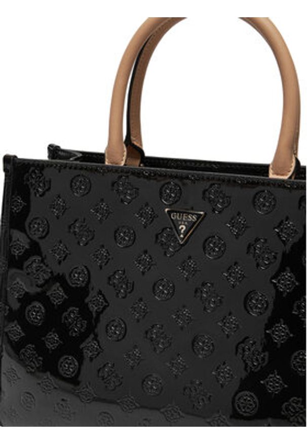 Guess Torebka HWTV94 96220 Czarny. Kolor: czarny. Materiał: skórzane
