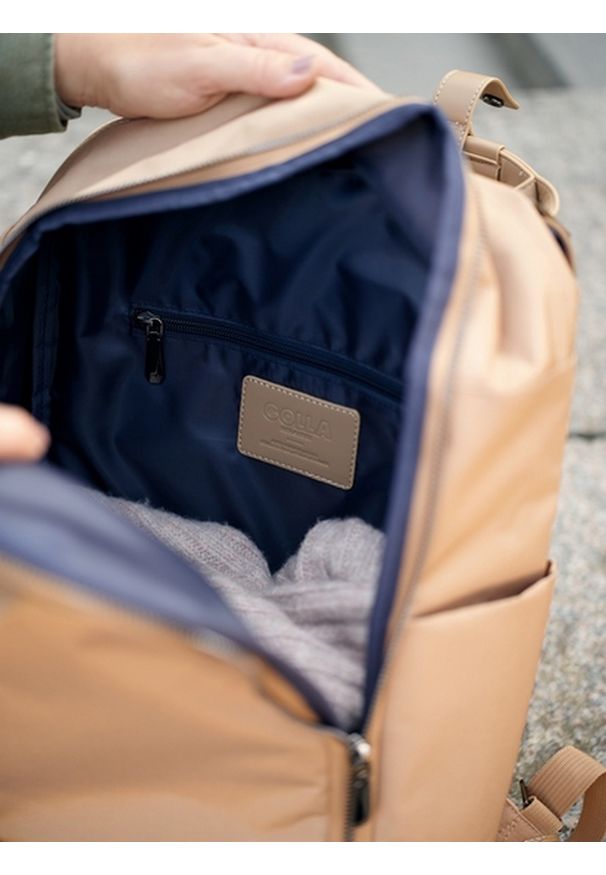 GOLLA - Plecak Golla Backpack Orion 16'' coffee. Materiał: tkanina. Styl: casual, elegancki