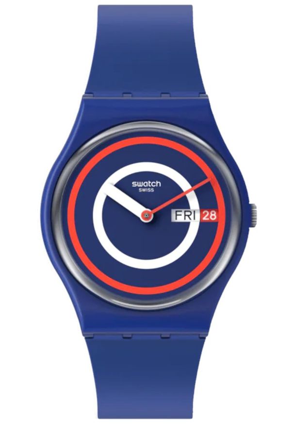 Zegarek SWATCH Blue To Basics SO28N703. Materiał: materiał, tworzywo sztuczne