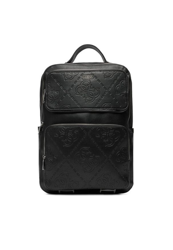 Guess Plecak HMBOMG P5445 Czarny. Kolor: czarny. Materiał: skóra