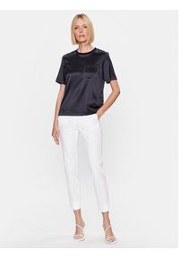 PESERICO - Peserico Spodnie materiałowe P04718 Biały Regular Fit. Kolor: biały. Materiał: materiał, bawełna #4