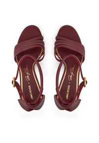 Gino Rossi Sandały NELLY-SLT1527-7 Bordowy. Kolor: czerwony. Materiał: skóra #4