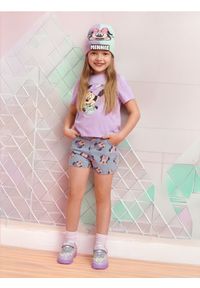 Sinsay - Szorty jeansowe Myszka Minnie - niebieski. Kolor: niebieski. Materiał: jeans. Wzór: motyw z bajki