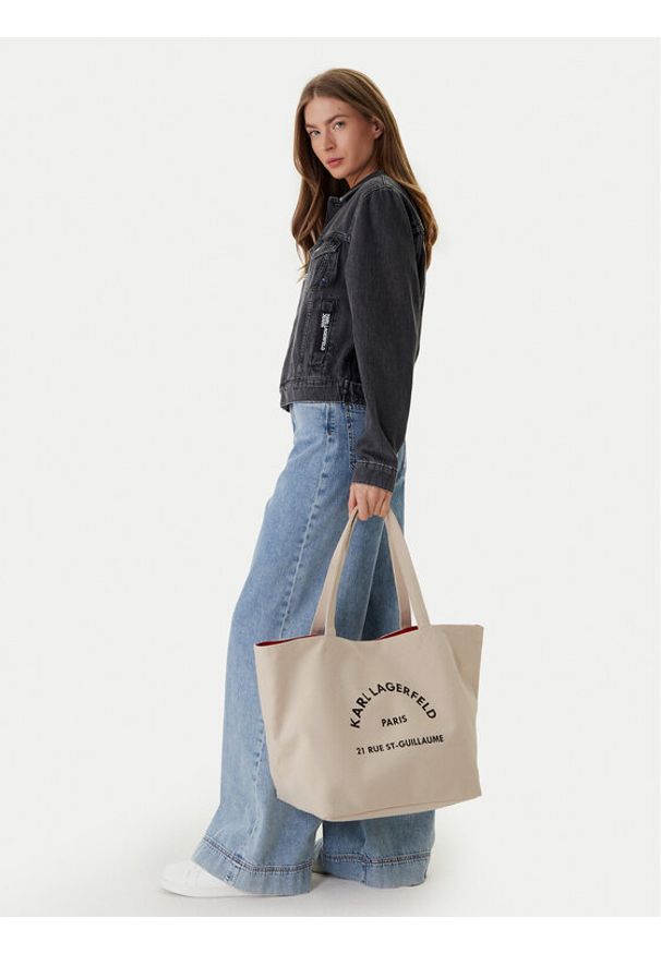 Karl Lagerfeld - KARL LAGERFELD Torebka A1W50006 Beżowy. Kolor: beżowy