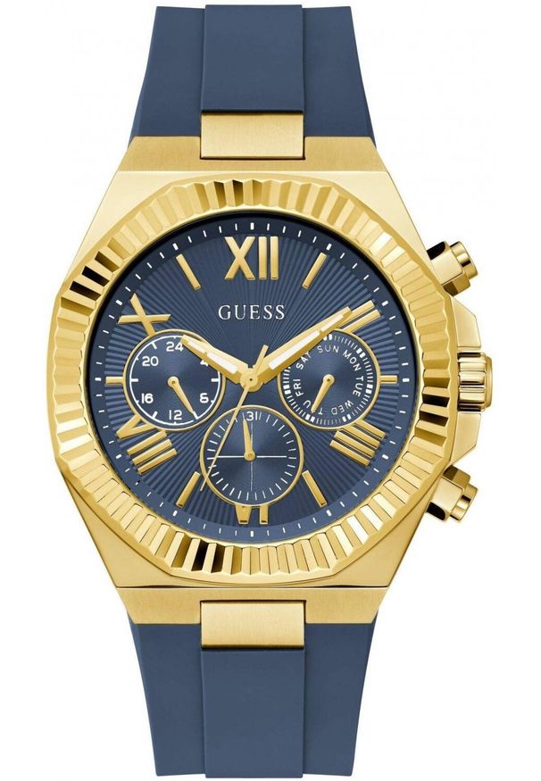 Zegarek Guess Zegarek męski Guess GW1011G2 niebieski. Kolor: niebieski