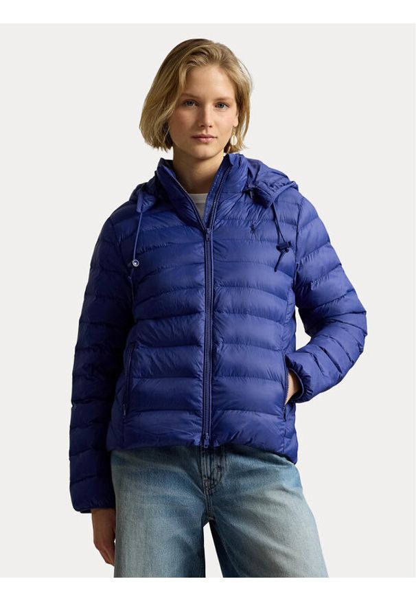 Polo Ralph Lauren Kurtka przejściowa 11958932500 Niebieski Regular Fit. Typ kołnierza: polo. Kolor: niebieski. Materiał: syntetyk