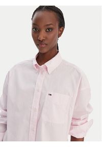 Tommy Jeans Koszula DW0DW22766 Różowy Regular Fit. Kolor: różowy. Materiał: bawełna #2
