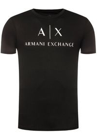 Armani Exchange T-Shirt 8NZTCJ Z8H4Z 1200 Czarny Slim Fit. Kolor: czarny. Materiał: bawełna #3