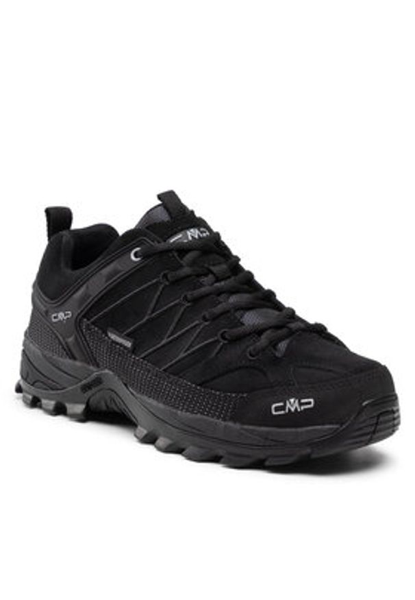 CMP Trekkingi Rigel Low Wp 3Q13247 Czarny. Kolor: czarny. Materiał: zamsz, skóra. Sport: turystyka piesza