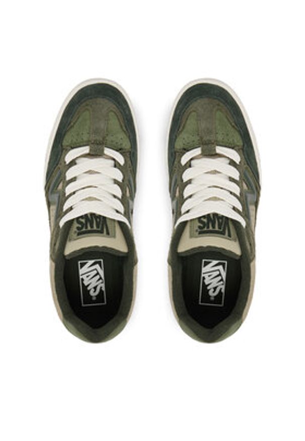 Vans Sneakersy Upland VN000D6FBGK1 Khaki. Kolor: brązowy. Materiał: zamsz, skóra