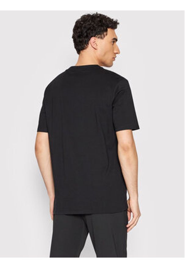 Hugo T-Shirt Dulive222 50467952 Czarny Regular Fit. Kolor: czarny. Materiał: bawełna