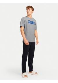 Jack & Jones - Jack&Jones Piżama Elton 12266998 Szary Standard Fit. Kolor: szary. Materiał: bawełna