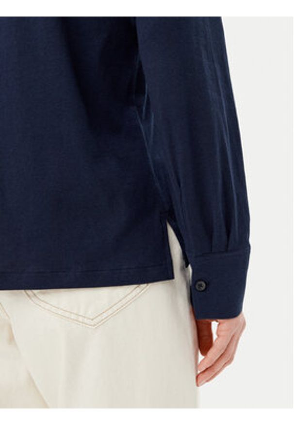TOMMY HILFIGER - Tommy Hilfiger Koszula WW0WW45983 Granatowy Regular Fit. Kolor: niebieski. Materiał: wiskoza