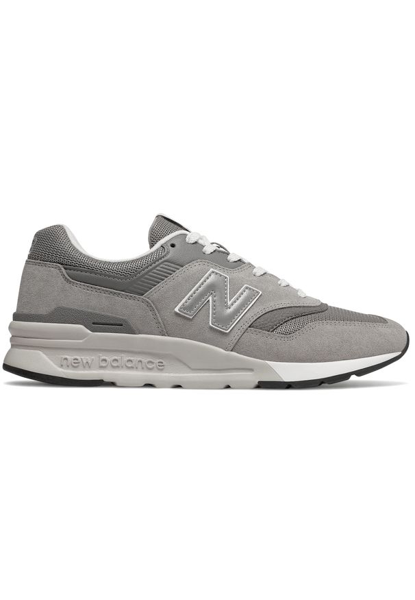 Buty unisex New Balance CM997HCA - szare. Okazja: na co dzień. Kolor: szary. Materiał: skóra, syntetyk, materiał, zamsz. Sezon: lato