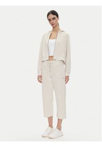 DKNY Sport Spodnie dresowe DP5P3624 Beżowy Regular Fit. Kolor: beżowy. Materiał: syntetyk #5