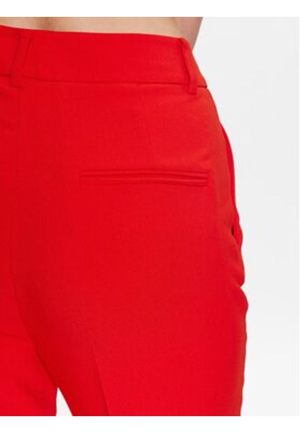 Bruuns Bazaar Spodnie materiałowe Cindysus BBW2595 Czerwony Slim Fit. Kolor: czerwony. Materiał: wiskoza