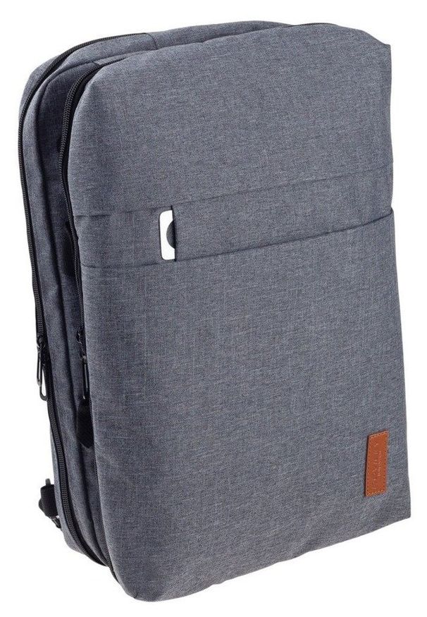 ROVICKY - Plecak męski szara Rovicky NB9764-4344 GRAY. Kolor: szary. Materiał: materiał
