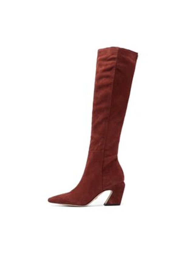 SAM EDELMAN Kozaki H8609L1200 Brązowy. Kolor: brązowy. Materiał: zamsz, skóra