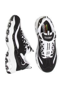 skechers - Skechers Sneakersy D'lites 52675/BKW Czarny. Kolor: czarny. Materiał: skóra #4