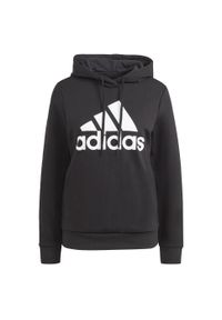 Adidas - Bluza z Kapturem Loungewear Essentials Logo Rozmiar XS Czarny - GL0653. Typ kołnierza: kaptur. Kolor: wielokolorowy, czarny, biały